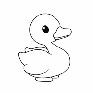 Dessin facile canard