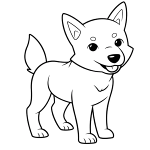 Dessin facile dingo