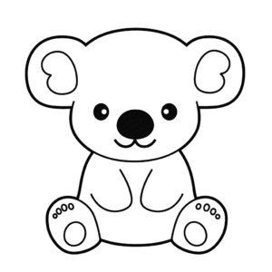 Dessin facile koala