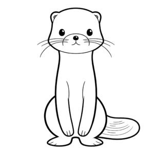 Dessin facile loutre