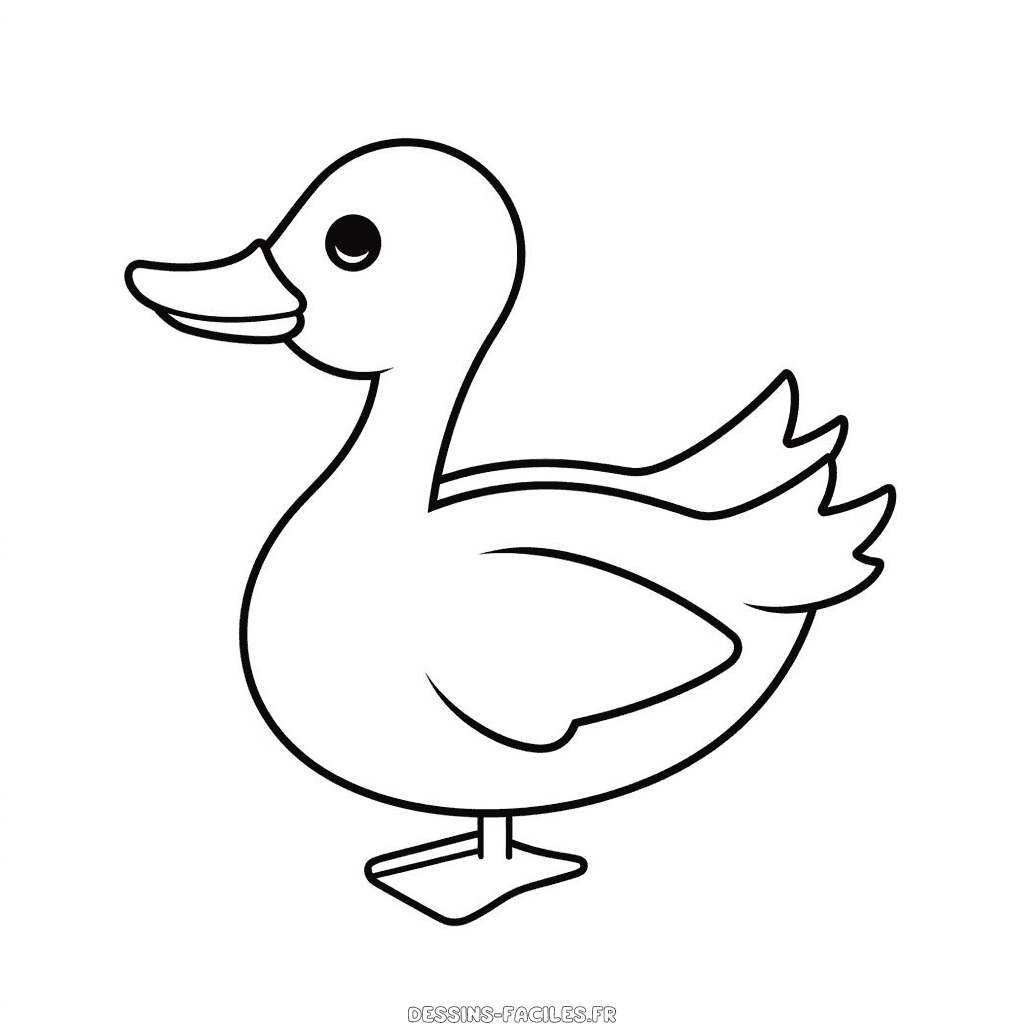 Dessin facile oie