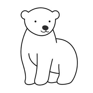 Dessin facile ours polaire