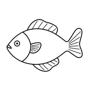 Dessin facile poisson