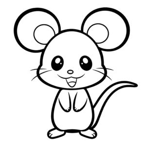 Dessin facile souris