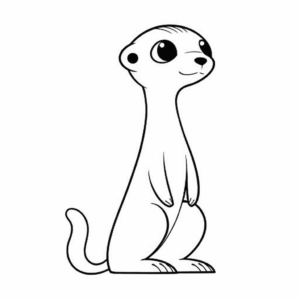 Dessin facile suricate