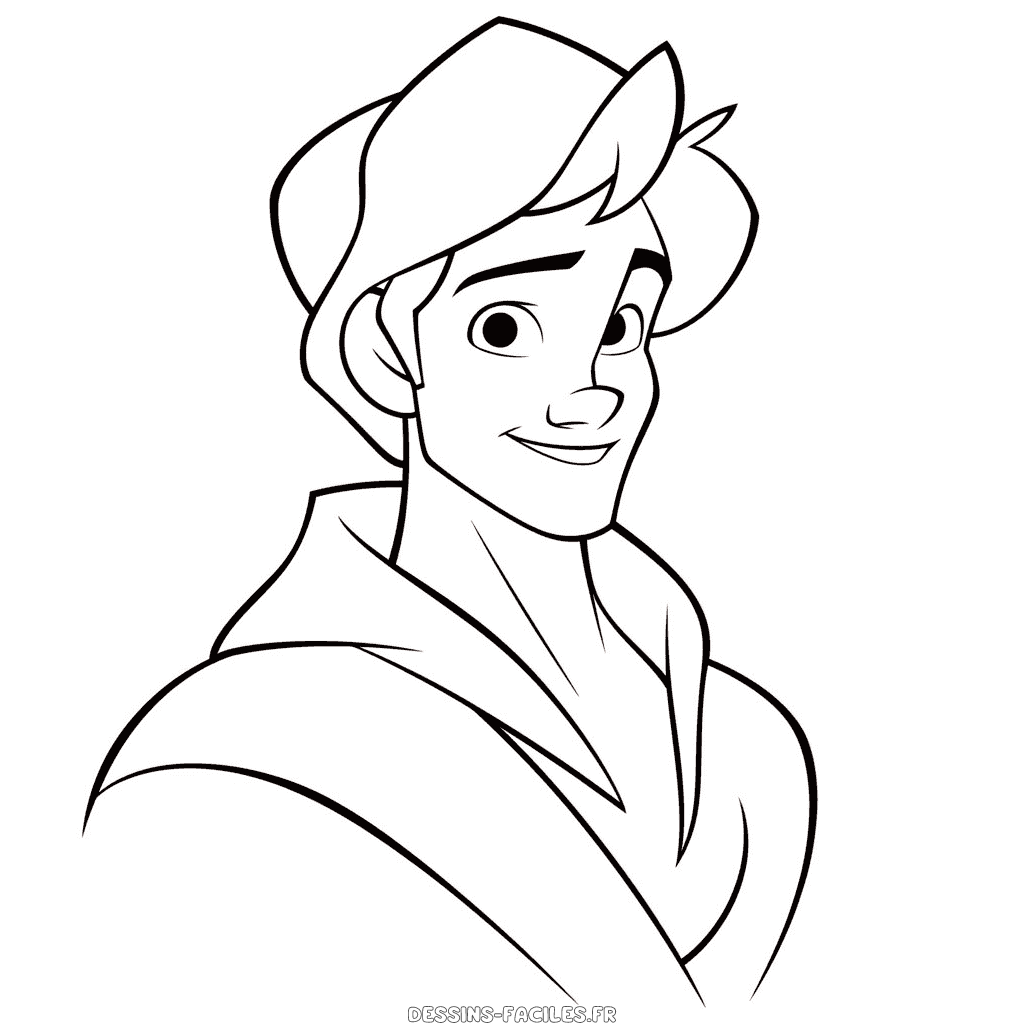 Dessin facile aladdin