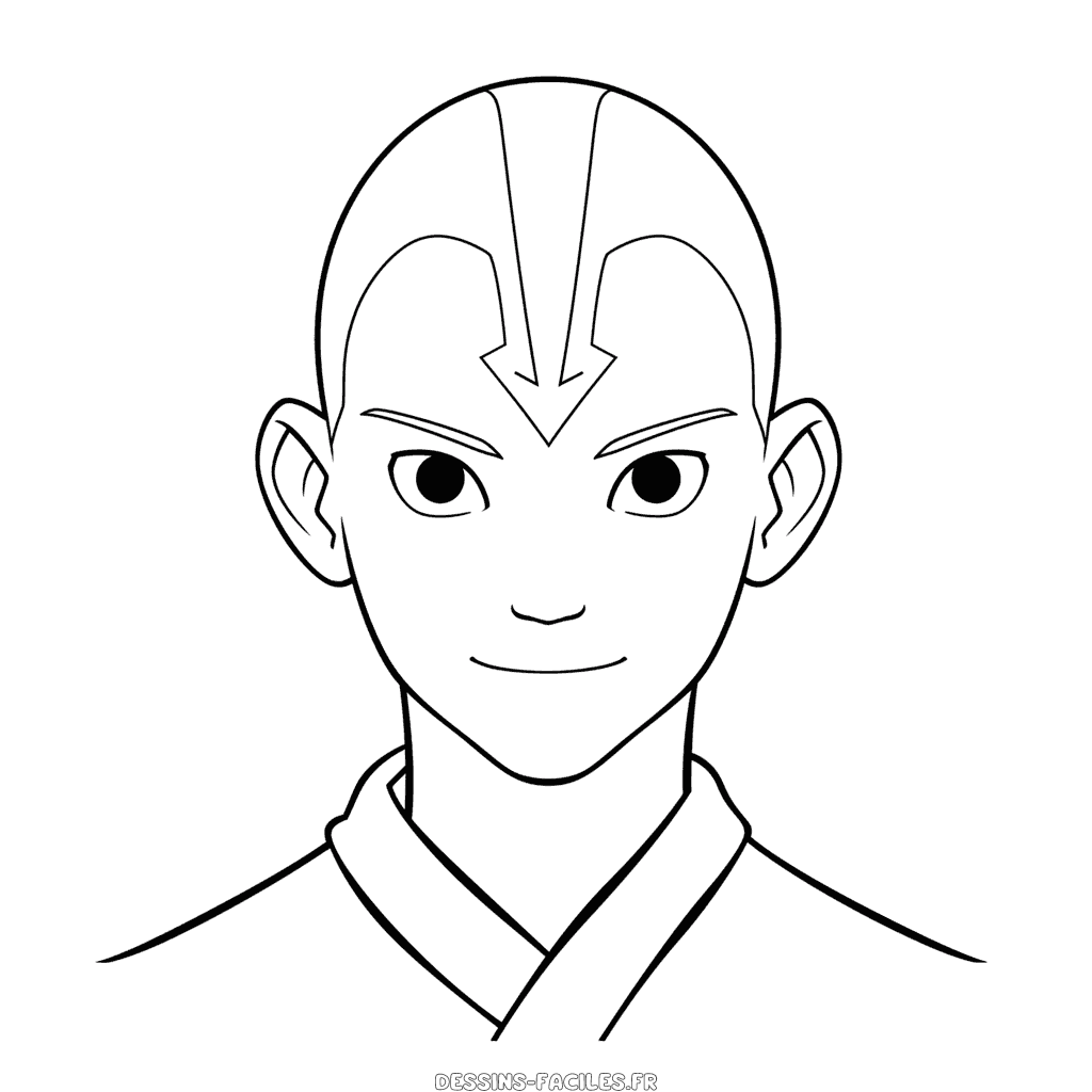 Dessin facile avatar le dernier maître de l'air