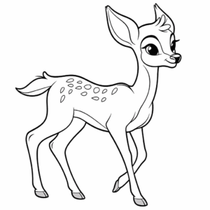 Dessin facile bambi