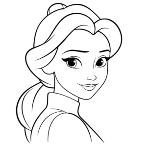 Dessin facile belle, la belle et la bête