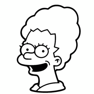 Dessin facile marge simpson les simpson