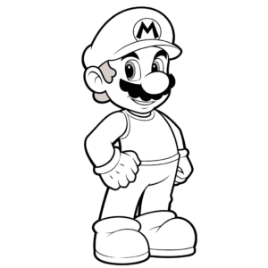 Dessin facile mario