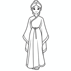 Dessin facile mulan