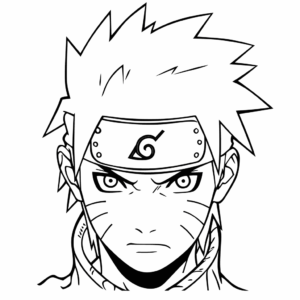 Dessin facile naruto uzumaki