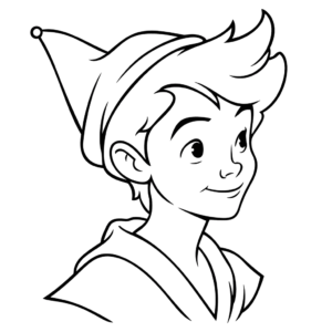 Dessin facile peter pan