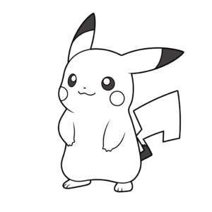 Dessin facile pikachu