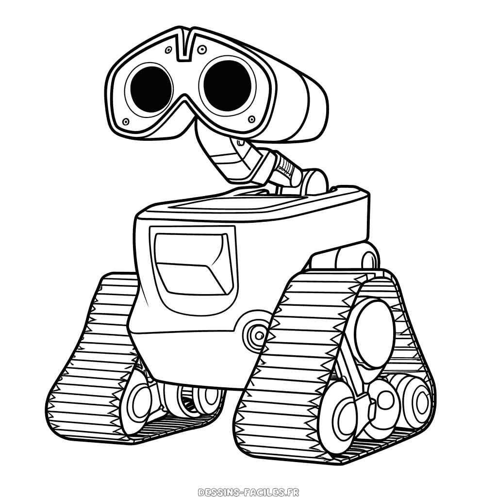 Dessin facile wall-e
