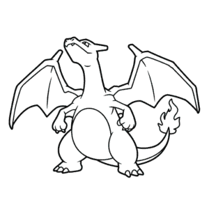 Dessin Facile Anime Dracaufeu