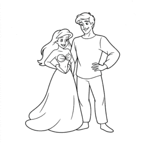 Dessin Facile Ariel et Eric