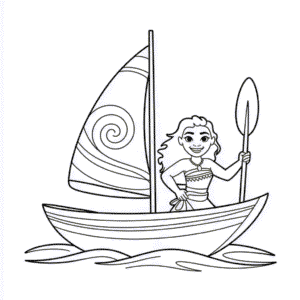 Dessin Facile Bateau de Vaiana