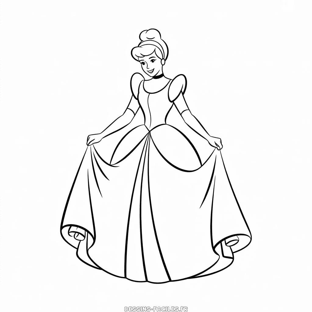 Dessin Facile Belle Cendrillon