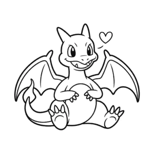 Dessin Facile Dracaufeu Mignon