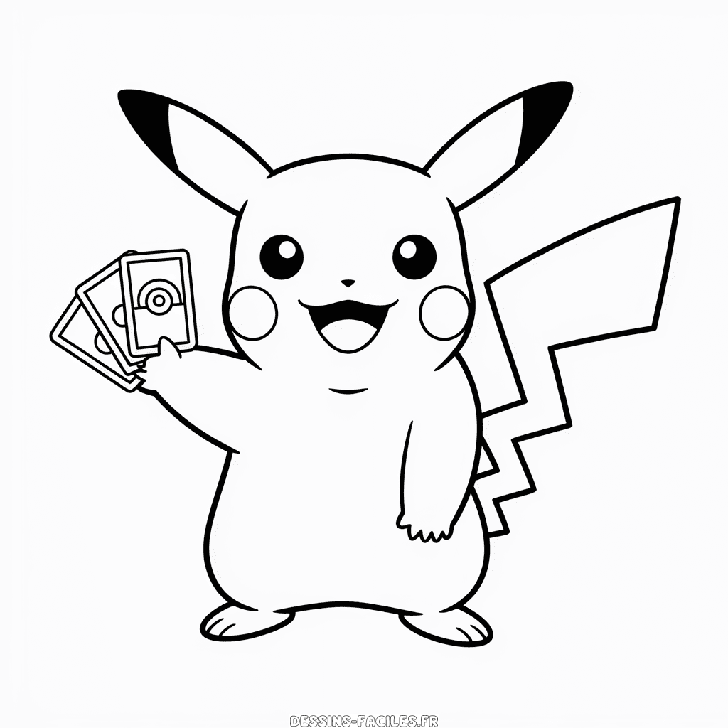 Dessin Facile Dessin Animé Pikachu