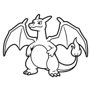 Dessin Facile Dracaufeu Pokémon