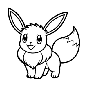 Dessin Facile Évoli Pokémon