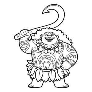 Dessin Facile Maui Vaiana