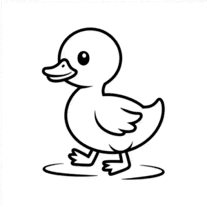 Dessin Facile Petit canard