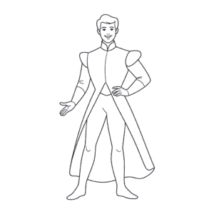 Dessin Facile Prince de Cendrillon