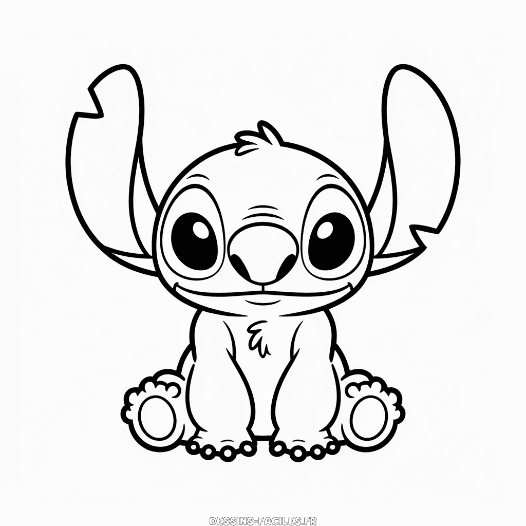 Dessin Facile Stitch Simple