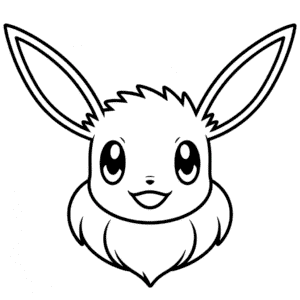 Dessin Facile Visage d'Evoli