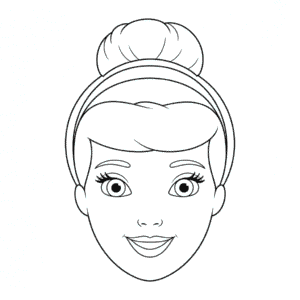 Dessin Facile Visage de Cendrillon