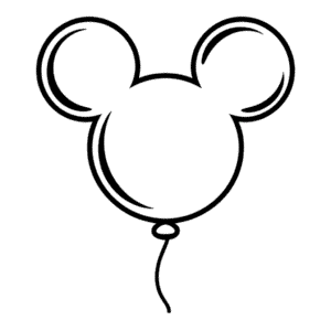 Dessin Facile Ballon Mickey