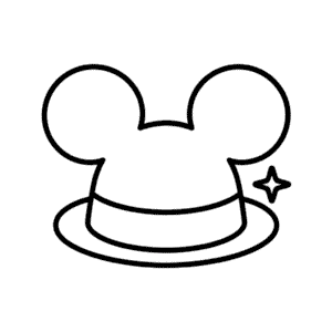 Dessin Facile Chapeau de Mickey