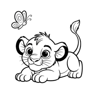 Dessin Facile Mignon Le Roi Lion
