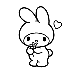 Dessin Facile Personnage Melody de Hello Kitty