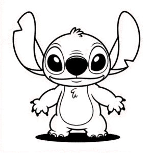 Dessin Facile Stitch Rose