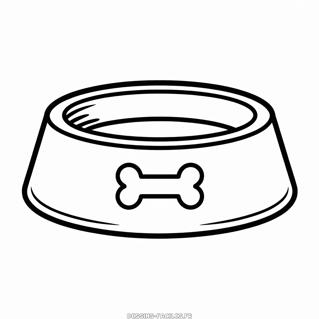 Dessin Facile Bol de Chien