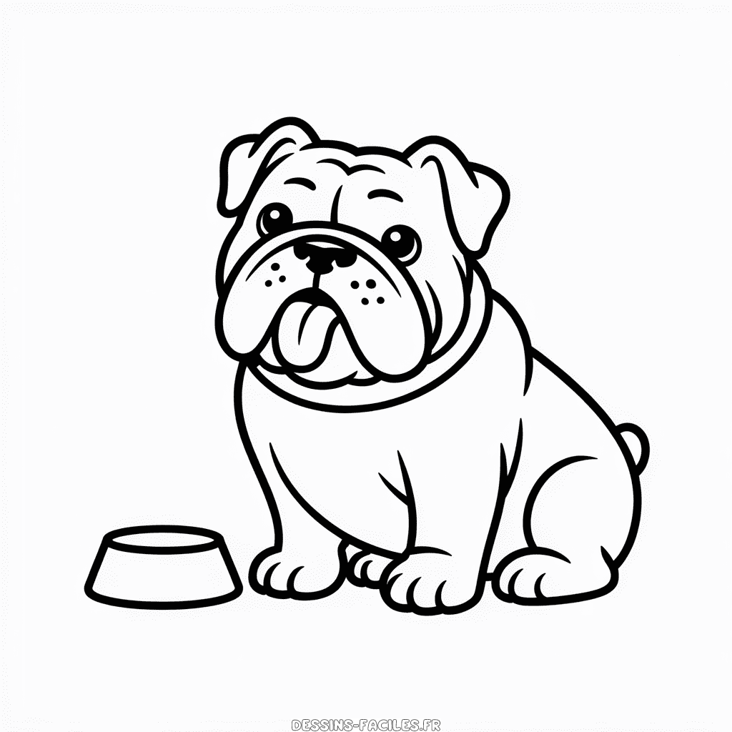 Dessin Facile Bouledogue
