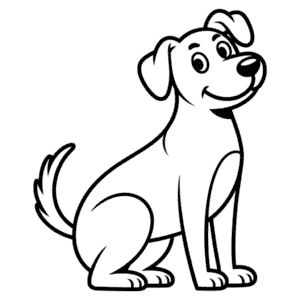 Dessin Facile Chien Cool