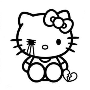 Dessin Facile Hello Kitty Emo
