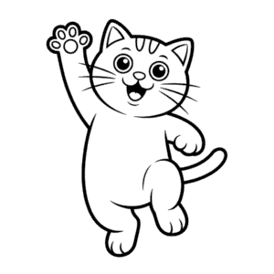 Dessin Facile Chat Animé