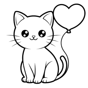 Dessin Facile Chat Anime Kawaii