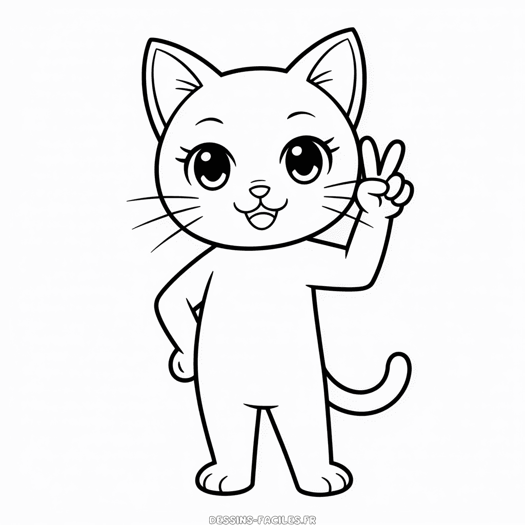 Dessin Facile Chat Anime