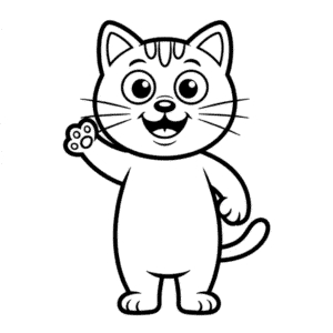 Dessin Facile Chat Dessin Animé