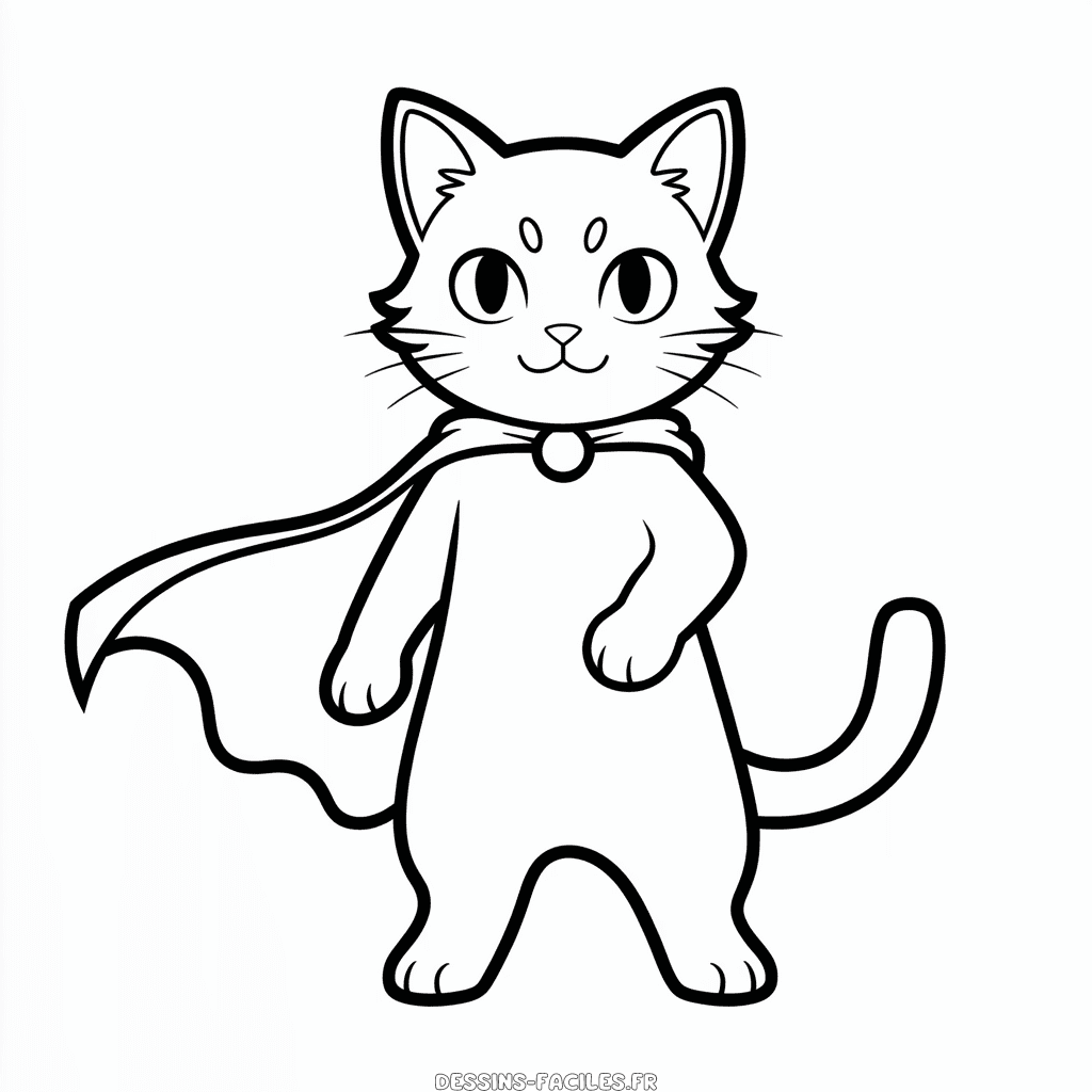 Dessin Facile Chat Guerrier Anime