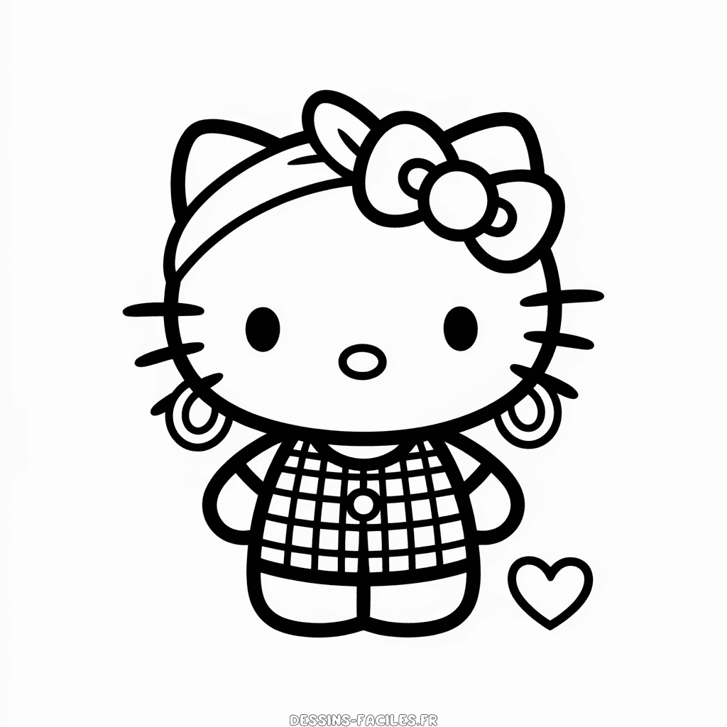 Dessin Facile Chola Hello Kitty