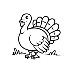 Dessin Facile Dinde pour bébé